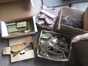 Large assortment of collated roofin...
