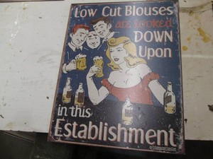 Humorous Beer Establishment 13x16in...