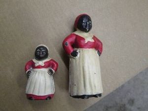 Vintage metal 3in and 5in Aunt Jemi...