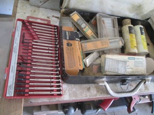 Metal case with Brad nails, pneumat...