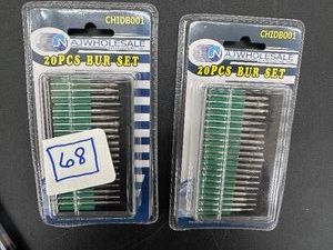 Lot of 2 - 20 pc BUR SET for Rotary Tools