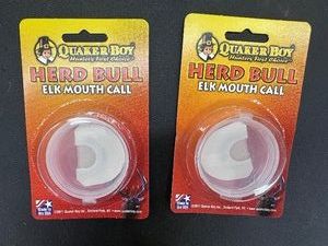 Lot of 2 - Quaker Boy Herd Bull ELK MOUTH CALL