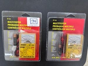 Lot of 2 - Sperry MULTIMETERS - SP 10A - Multitesters