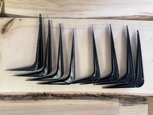 LOT OF 8 - SHELF BRACKETS - 6x8 - USA made