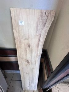 LIVE EDGE BOARD - 5 ft long - good bench top