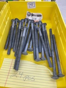 Galvanized CARRIAGE BOLT Lot