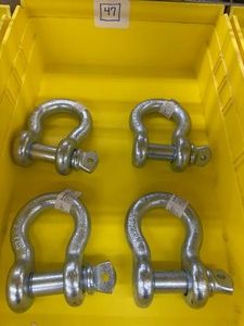 Lot of 4 -  Screw Pin CLEVISES - 34 4 ton