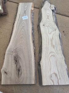 Lot of 2 - LIVE EDGE BOARDS