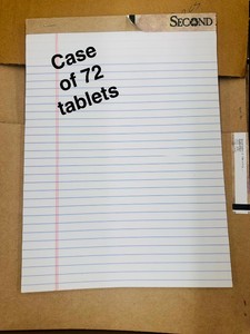 Case of 72 LEGAL PADS - white