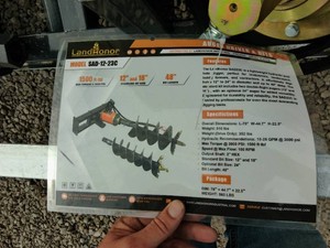 Skid Steer Loader Auger Drives