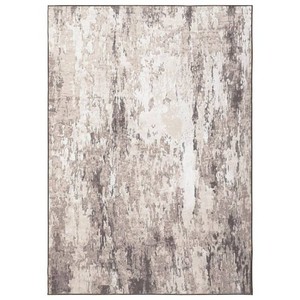 Garvee Brown 8 ft. x 10 ft. Modern Abstract Decorative Area Rug Polyester