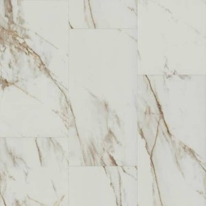 Home Decorators Collection Brooking Carrera Marble 12 MIL x 12 in. W x 24 in. L Waterproof Click Lock Luxury Vinyl Tile Flooring 20.02 sq. ft.Case