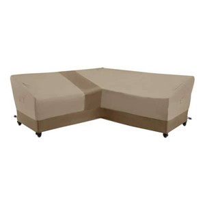 Hampton Bay V-Shape Beige Patio Furniture Cover