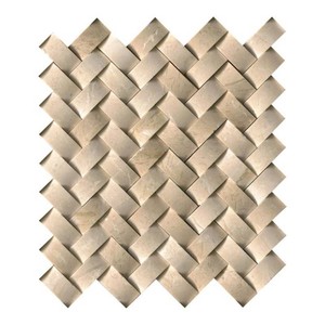 MSI Crema Arched Herringbone 12 W x 14 L x 0.50 in. Polished Marble Mosaic Kitchen and Bath Wall Tile (9.9 sq. ft.Case) - 59.4 sqft
