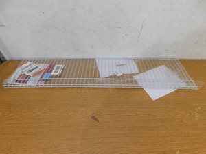 ClosetMaid SuperSlide 48 in. W x 12 in. D White Steel Wire Closet Shelf