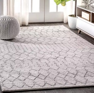 JONATHAN Y Moroccan HYPE Boho Vintage Diamond CreamGray 12 ft. x 15 ft. Area Rug