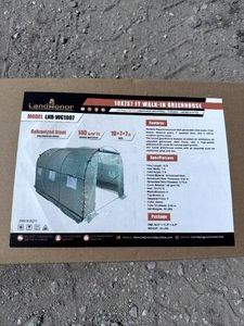 10 x 7 x 7 Ft Walk-in Greenhouse LandHonor 2026 Unused LHR-WG1007