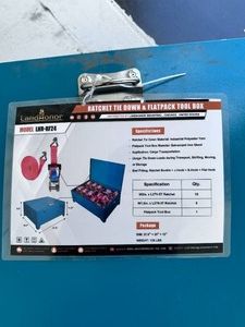 Ratchet Tie Down & Flatpack Tool Box LandHonor 2026 Unused LHR-RF24