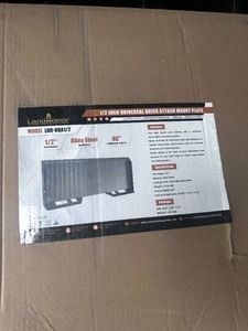 12In Universal Quick Attach Mount Plate LandHonor 2026 Unused LHR-UQA12