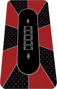 Nuveti Poker Mat 55x28in Non-Slip Table Mat