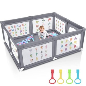Baby Playpen for Babies and Toddlers, 71x60 in