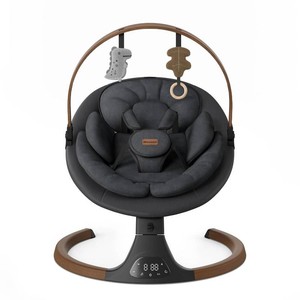 Monamii Baby Swing, Bluetooth (Black)