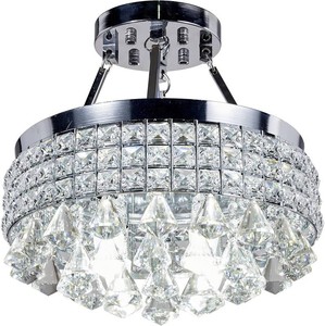 Diamond Life 4-Light Chrome Crystal Chandelier
