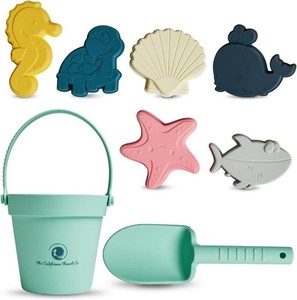 Sea Creatures Beach Toys Set   8-Pc Silicone