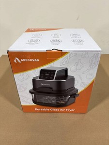 Arecovas 4-in-1 Portable Glass Air Fryer