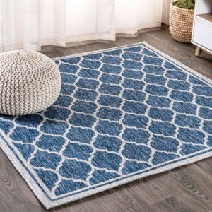 Jonathan Y Trebol Rug, NavyGray 6 ft