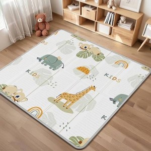 PIGLOG Foldable Waterproof Baby Play Mat 50 50