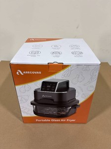 Arecovas Portable Glass Air Fryer AR-AF001