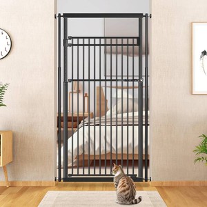 Extra Tall Cat Gate, 28.3-33 Door, Black