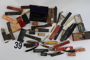 Lot of Vintage Straight Razors