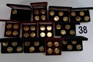 Lot of Boxed Casino Tokens