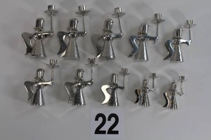 Vintage Silver Plated Candle Holders