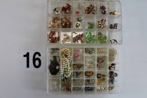 Lot of Costume Jewlery And Sorter