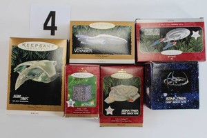 Lot Of Startrek Ship Miniatures