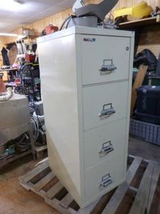 Fire King 25 4-Drawer Fire Proof File Cabinet