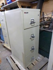 Fire King 25 4-Drawer Fire Proof File Cabinet