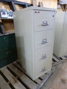 Fire King 25 4-Drawer Fire Proof File Cabinet