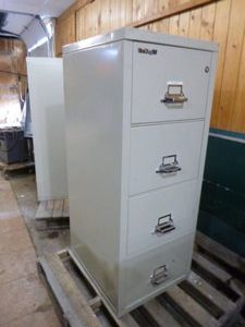 Fire King 25 4-Drawer Fire Proof File Cabinet
