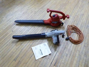 2 Electric Leaf Blowers
