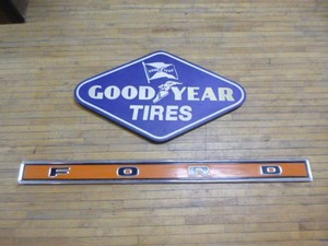 Good Year Tires and Ford Emblem