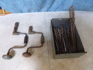 Vintage Hand Drills and Bits