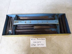 Vintage Punches, Chisels, Star Drills