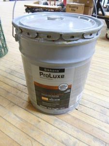 Pail of Sikkens ProLuxe Cetol Log and Siding Translucent Stain Wood Finish