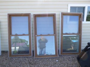 3 Vinyl Hung Windows