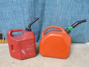 2 Gas Cans with Nozzles