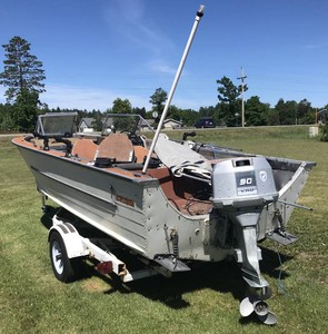 1981 Sylvan 18' Boat W/ Trailer